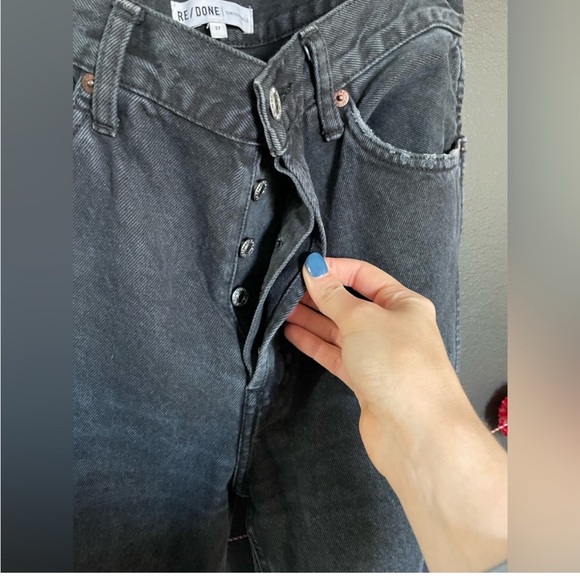 Re/Done Originals 90s High Rise Loose Jeans - Picture 4 of 4